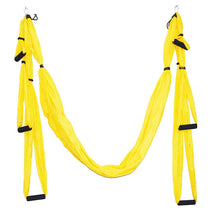 Cargar imagen en el visor de la galería, Anti-Gravity Aerial Yoga Hammock Full Set – 6 Handles Flying Swing Trapeze for Home Gym
