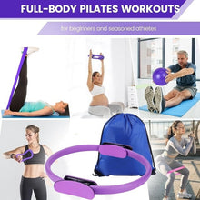 Cargar imagen en el visor de la galería, 13-Piece Pilates Kit for Home Workouts - Ring, Ball, Resistance Bands &amp; More
