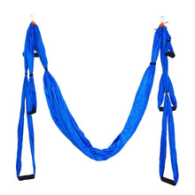 Cargar imagen en el visor de la galería, Anti-Gravity Aerial Yoga Hammock Full Set – 6 Handles Flying Swing Trapeze for Home Gym
