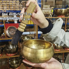 Cargar imagen en el visor de la galería, Tibetan Brass Singing Bowl Meditation Instrument
