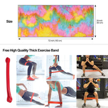 Cargar imagen en el visor de la galería, Non-Slip Hot Yoga Towel Mat with Resin Grip - Pilates, Beach &amp; Fitness Exercise
