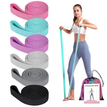 Cargar imagen en el visor de la galería, Set de 3 Bandas Elásticas de Estiramiento | Yoga, Danza y Fitness
