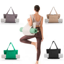 Cargar imagen en el visor de la galería, Bolsa de Yoga y Pilates en Canvas | Porta Mat de Ejercicio
