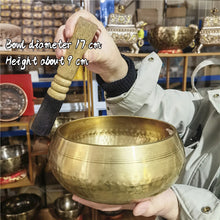 Cargar imagen en el visor de la galería, Tibetan Brass Singing Bowl Meditation Instrument
