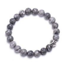 Cargar imagen en el visor de la galería, Natural Stones Beads Adjustable Bracelet 8mm
