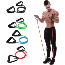 Cargar imagen en el visor de la galería, Latex Elastic Resistance Bands Yoga Pull Rope for Pilates, Gym &amp; Expander Workouts
