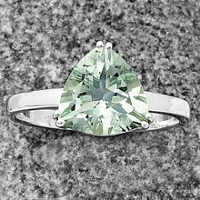 Cargar imagen en el visor de la galería, 925 Sterling Silver Trillion Natural Gemstone Ring
