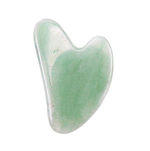 Cargar imagen en el visor de la galería, Gua Sha &amp; Roller de Cuarzo Rosa y Jade | Masaje Facial Cristal | Vibras &amp; Cristales

