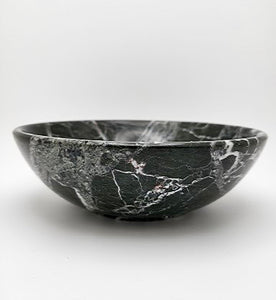 4” Black Zebra Onix Bowl