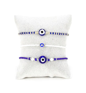 Blue Turkish Evil Eye Beads Bracelet