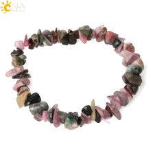 Cargar imagen en el visor de la galería, Pulsera de Piedras Naturales de Cristal de Cuarzo

