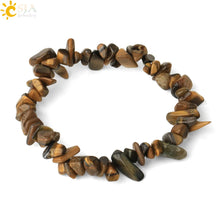 Cargar imagen en el visor de la galería, Pulsera de Piedras Naturales de Cristal de Cuarzo

