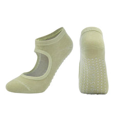 Cargar imagen en el visor de la galería, Anti-Slip Yoga &amp; Pilates Ankle Socks Breathable Backless Dance Sports Socks
