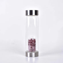 Cargar imagen en el visor de la galería, Copa de Agua con Piedras de Cuarzo Natural | Vibras &amp; Cristales
