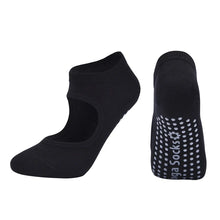 Cargar imagen en el visor de la galería, Anti-Slip Yoga &amp; Pilates Ankle Socks Breathable Backless Dance Sports Socks
