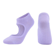 Cargar imagen en el visor de la galería, Anti-Slip Yoga &amp; Pilates Ankle Socks Breathable Backless Dance Sports Socks

