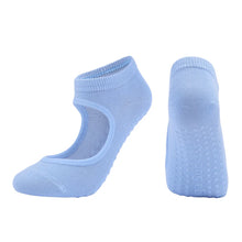 Cargar imagen en el visor de la galería, Anti-Slip Yoga &amp; Pilates Ankle Socks Breathable Backless Dance Sports Socks

