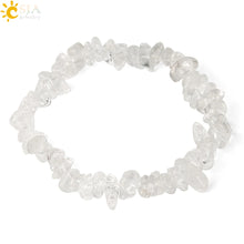 Cargar imagen en el visor de la galería, Pulsera de Piedras Naturales de Cristal de Cuarzo
