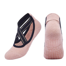 Cargar imagen en el visor de la galería, Anti-Slip Yoga &amp; Pilates Socks  Breathable Quick Dry Backless Barre Dance Socks
