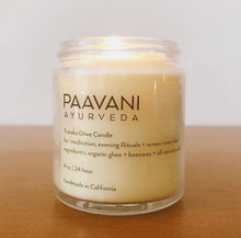 Cargar imagen en el visor de la galería, Trataka Ghee Candle | Ayurvedic Meditation Candle for Focus &amp; Eye Health
