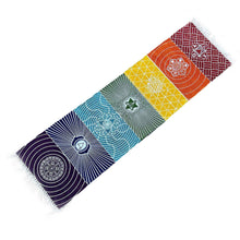 Cargar imagen en el visor de la galería, 7 Chakras Yoga Rug
