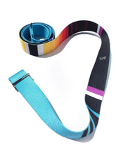 Cargar imagen en el visor de la galería, Horatio Yoga Strap – Blue Stretching Strap w/ Metal Buckles | Yune Yoga-0
