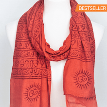 Cargar imagen en el visor de la galería, OM Ganesha Mantra Meditation Prayer Shawl
