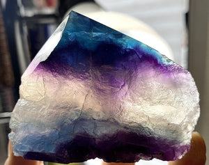 Semi Polished Fluorite Points