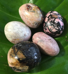 Rhodochrosite Egg Stone