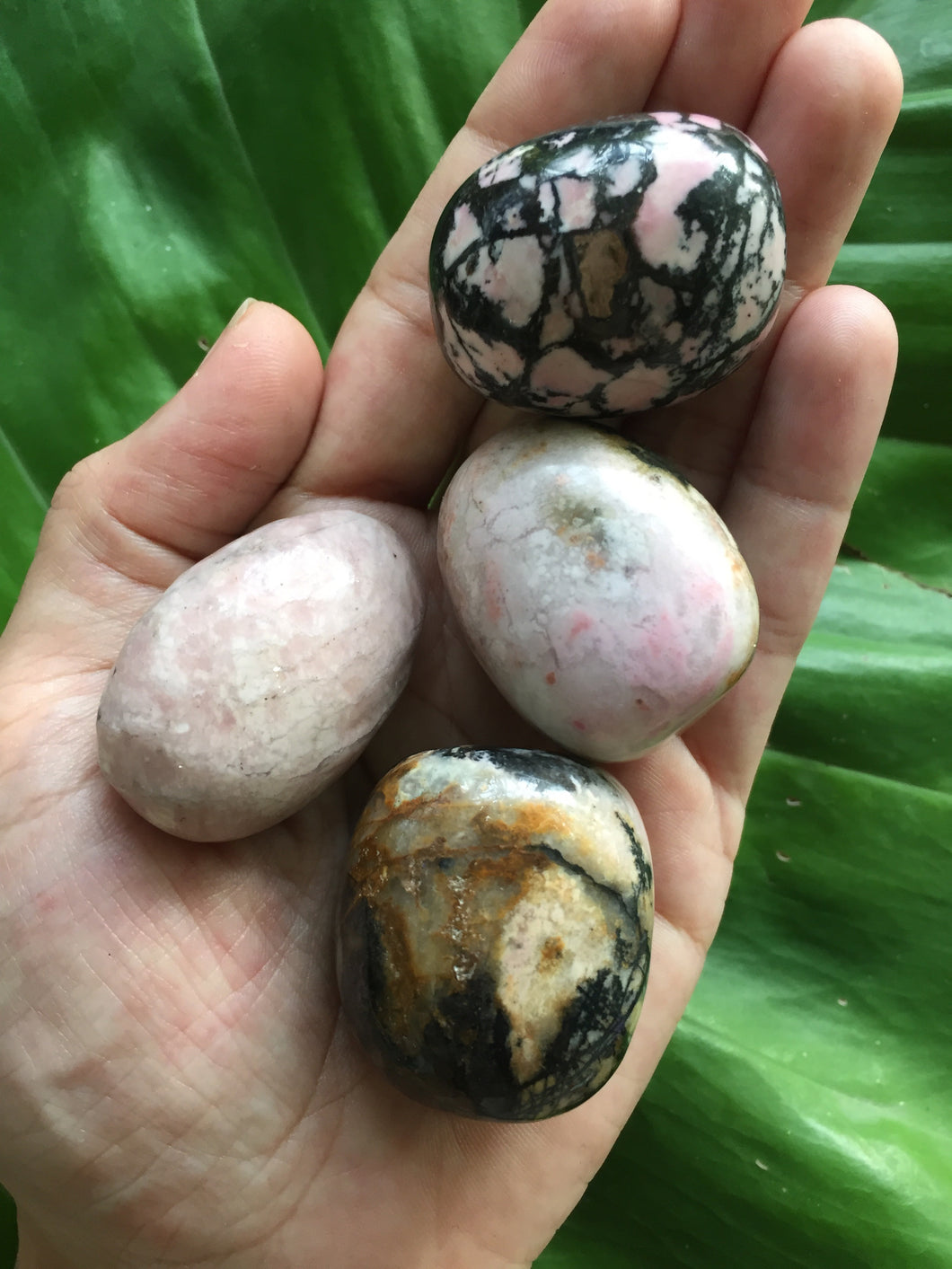 Rhodochrosite Egg Stone