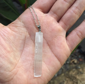 Selenite Necklace