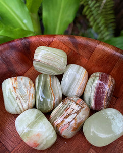 Green Onyx Jumbo Tumblestones