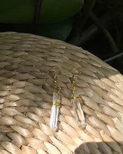 Cargar imagen en el visor de la galería, Crystal Quartz  Dangle Earrings
