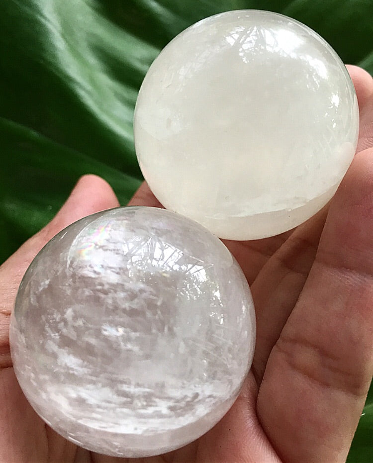 Clear Quartz Spheres w/ Stand 40mm