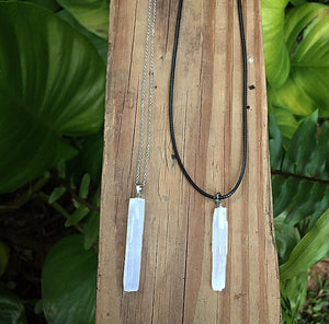 Selenite Necklace