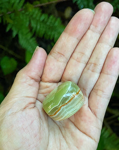 Green Onyx Jumbo Tumblestones