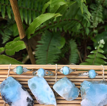 Cargar imagen en el visor de la galería, Larimar White Bronze Ring
