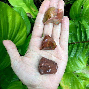Red Jasper Raw Chunks