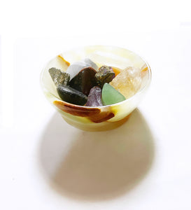 Onyx Bowl 2” + 10 Crystals Bundle