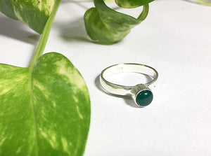 Green Onyx Silver 925 Ring