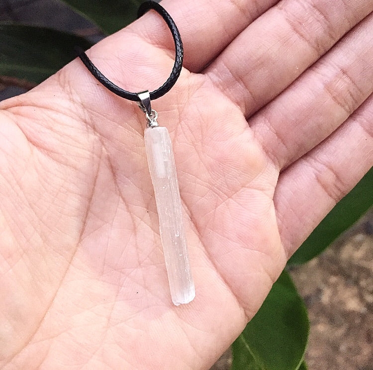 Selenite Necklace