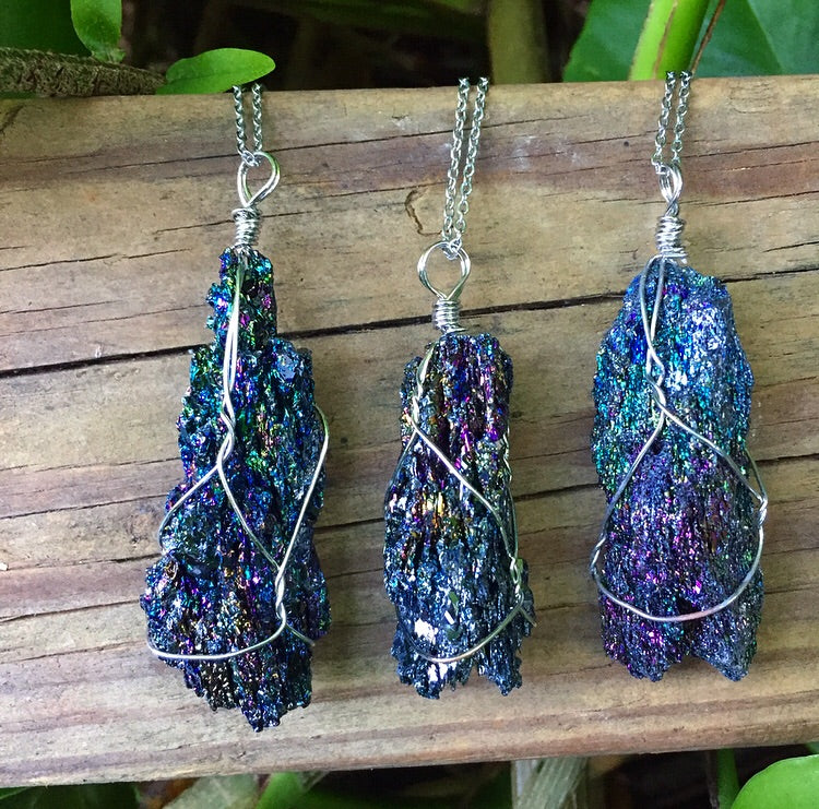 Rainbow Kyanite Necklace