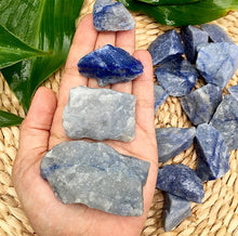 Cargar imagen en el visor de la galería, Blue Aventurine Raw Chunks
