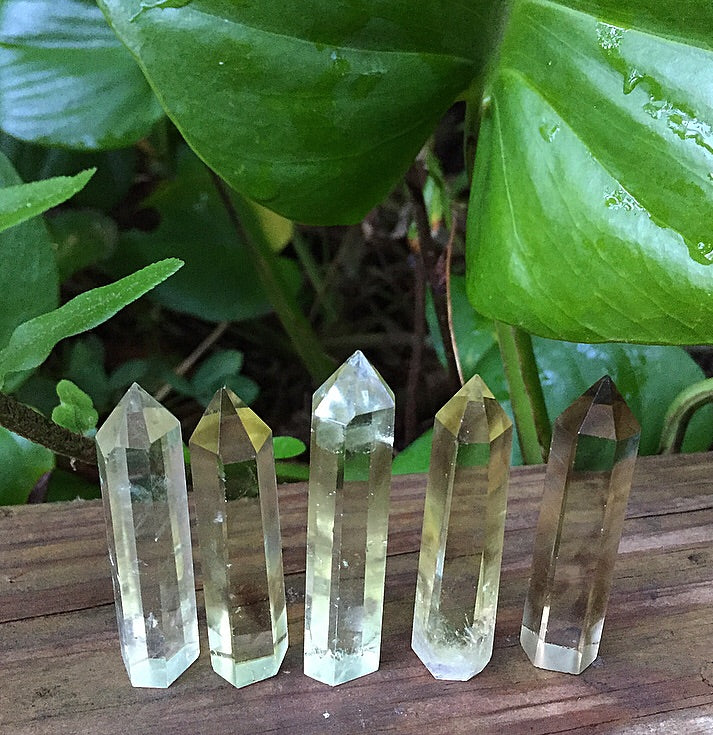 Citrine Obelisk Wand Points