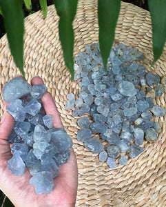 Celestite Raw Points