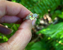 Cargar imagen en el visor de la galería, Citrine White Bronze Ring
