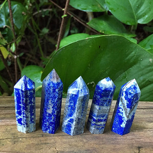 Lapis Lazuli Wand Points