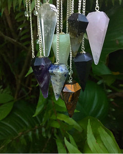 Crystal Quartz Pendulums