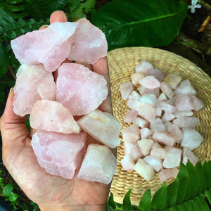 Rose Quartz Chunks