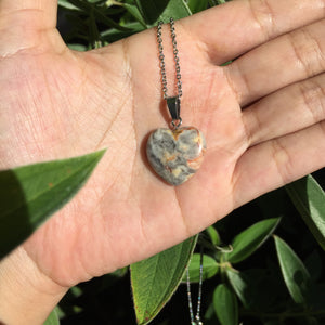 Heart Quartz Necklace